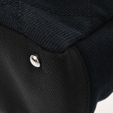 CHANEL シャネル パリビアリッツ トート PM ブラック A34208 レディース キャンバス レザー トートバッグ ABランク 中古 銀蔵