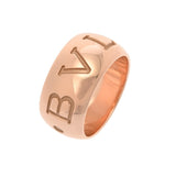 BVLGARI ブルガリ モノロゴリング ＃53 12号 ユニセックス K18イエローゴールド YG リング・指輪 Aランク 中古 銀蔵