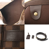 LOUIS VUITTON ルイヴィトン ダミエ キーポル バンドリエール 55 ブラウン N41414 ユニセックス ダミエキャンバス ボストンバッグ Aランク 中古 銀蔵