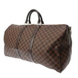 LOUIS VUITTON ルイヴィトン ダミエ キーポル バンドリエール 55 ブラウン N41414 ユニセックス ダミエキャンバス ボストンバッグ Aランク 中古 銀蔵