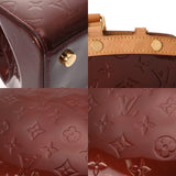 LOUIS VUITTON ルイヴィトン モノグラムヴェルニ ブレア MM ルージュフォービスト M91690 レディース ヴェルニ ハンドバッグ Bランク 中古 銀蔵