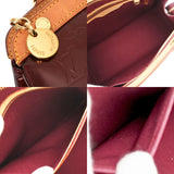 LOUIS VUITTON ルイヴィトン モノグラムヴェルニ ブレア MM ルージュフォービスト M91690 レディース ヴェルニ ハンドバッグ Bランク 中古 銀蔵