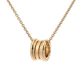 BVLGARI ブルガリ B.ZERO1 ネックレス レディース K18イエローゴールド YG ネックレス Aランク 中古 銀蔵