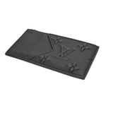 LOUIS VUITTON ルイヴィトン モノグラム シール コインカードホルダー ブラック/オレンジ M80827 メンズ レザー コインケース ABランク 中古 銀蔵