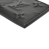 LOUIS VUITTON ルイヴィトン モノグラム シール コインカードホルダー ブラック/オレンジ M80827 メンズ レザー コインケース ABランク 中古 銀蔵