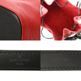 LOUIS VUITTON ルイヴィトン エピ プチノエ バイカラー レッド ノワール M44172 レディース エピレザー ショルダーバッグ Aランク 中古 銀蔵