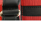 LOUIS VUITTON ルイヴィトン エピ プチノエ バイカラー レッド ノワール M44172 レディース エピレザー ショルダーバッグ Aランク 中古 銀蔵