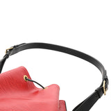 LOUIS VUITTON ルイヴィトン エピ プチノエ バイカラー レッド ノワール M44172 レディース エピレザー ショルダーバッグ Aランク 中古 銀蔵