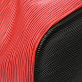 LOUIS VUITTON ルイヴィトン エピ プチノエ バイカラー レッド ノワール M44172 レディース エピレザー ショルダーバッグ Aランク 中古 銀蔵