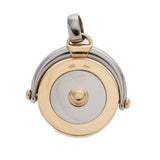 BVLGARI ブルガリ ホロスコープ 双子座 レディース ステンレス K18イエローゴールド YG ペンダントトップ Aランク 中古 銀蔵