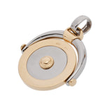BVLGARI ブルガリ ホロスコープ 双子座 レディース ステンレス K18イエローゴールド YG ペンダントトップ Aランク 中古 銀蔵