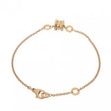 BVLGARI ブルガリ B-ZERO1 エレメント ブレスレット レディース K18イエローゴールド YG ブレスレット Aランク 中古 銀蔵