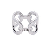 CELINE セリーヌ ダイヤリング #11 11号 レディース K18ホワイトゴールド WG リング・指輪 Aランク 中古 銀蔵