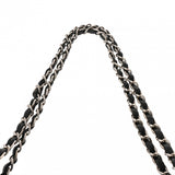CHANEL シャネル チェーンショルダー 25cm Wフラップ ブラック A01112 レディース キャビアスキン ショルダーバッグ ABランク 中古 銀蔵