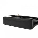 CHANEL シャネル チェーンショルダー 25cm Wフラップ ブラック A01112 レディース キャビアスキン ショルダーバッグ ABランク 中古 銀蔵