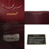 CHANEL シャネル チェーンショルダー 25cm Wフラップ ブラック A01112 レディース ラムスキン ショルダーバッグ ABランク 中古 銀蔵
