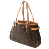 LOUIS VUITTON ルイヴィトン モノグラム バティニョール オリゾンタル ブラウン M51154 レディース モノグラムキャンバス トートバッグ ABランク 中古 銀蔵