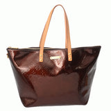 LOUIS VUITTON ルイヴィトン モノグラムヴェルニ ベルヴュー GM アマラント M93589 レディース モノグラムヴェルニ トートバッグ Bランク 中古 銀蔵