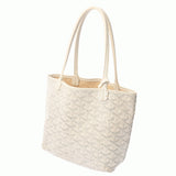 GOYARD ゴヤール サンルイジュニア ホワイト SUT020073 ユニセックス ゴヤールキャンバス/シュヴロッシュカーフ トートバッグ Bランク 中古 銀蔵