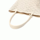 GOYARD ゴヤール サンルイジュニア ホワイト SUT020073 ユニセックス ゴヤールキャンバス/シュヴロッシュカーフ トートバッグ Bランク 中古 銀蔵