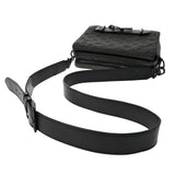 LOUIS VUITTON ルイヴィトン スティーマーメッセンジャー ノワール M57307 メンズ トリヨンレザー ショルダーバッグ ABランク 中古 銀蔵