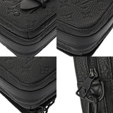LOUIS VUITTON ルイヴィトン スティーマーメッセンジャー ノワール M57307 メンズ トリヨンレザー ショルダーバッグ ABランク 中古 銀蔵