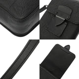 LOUIS VUITTON ルイヴィトン Sロック ヴェルティカル ウェアラブル ウォレット ブラック M81524 メンズ トリヨンレザー ショルダーバッグ Bランク 中古 銀蔵