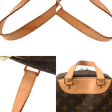 LOUIS VUITTON ルイヴィトン モノグラム エクスキュルシオン ブラウン M41450 レディース モノグラムキャンバス ハンドバッグ ABランク 中古 銀蔵