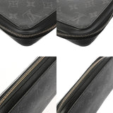 LOUIS VUITTON ルイヴィトン モノグラムエクリプス ジッピー XL トラベルケース 黒/グレー M61698 メンズ モノグラムキャンバス 長財布 Bランク 中古 銀蔵