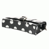 BALENCIAGA バレンシアガ アワーグラス　チェーンウォレット ブラック/ホワイト 656050 レディース レザー ショルダーバッグ Aランク 中古 銀蔵