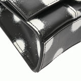 BALENCIAGA バレンシアガ アワーグラス　チェーンウォレット ブラック/ホワイト 656050 レディース レザー ショルダーバッグ Aランク 中古 銀蔵