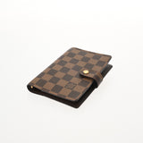 LOUIS VUITTON ルイヴィトン ダミエ アジェンダ PM ブラウン R20700 ユニセックス ダミエキャンバス 手帳カバー ABランク 中古 銀蔵