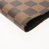 LOUIS VUITTON ルイヴィトン ダミエ アジェンダ PM ブラウン R20700 ユニセックス ダミエキャンバス 手帳カバー ABランク 中古 銀蔵