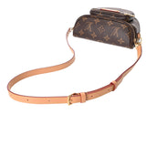LOUIS VUITTON ルイヴィトン モノグラム ミニバムバッグ ブラウン M82335 レディース モノグラムキャンバス ショルダーバッグ Aランク 中古 銀蔵