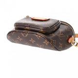LOUIS VUITTON ルイヴィトン モノグラム ミニバムバッグ ブラウン M82335 レディース モノグラムキャンバス ショルダーバッグ Aランク 中古 銀蔵