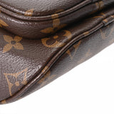 LOUIS VUITTON ルイヴィトン モノグラム ミニバムバッグ ブラウン M82335 レディース モノグラムキャンバス ショルダーバッグ Aランク 中古 銀蔵