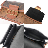 LOUIS VUITTON ルイヴィトン モノグラムリバース ドーフィーヌ MINI 旧型 ブラウン M44580 レディース モノグラムキャンバス ショルダーバッグ ABランク 中古 銀蔵