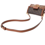 LOUIS VUITTON ルイヴィトン モノグラムリバース ドーフィーヌ MINI 旧型 ブラウン M44580 レディース モノグラムキャンバス ショルダーバッグ ABランク 中古 銀蔵