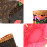 LOUIS VUITTON ルイヴィトン モノグラムローズ ネヴァーフルMM ブラウン M48613 レディース トートバッグ ABランク 中古 銀蔵