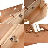 HERMES エルメス エールバッグ MM ナチュラル/エクリュ □C刻印(1999年頃) ユニセックス トワルアッシュ ヴァッシュハンター 2WAYバッグ Bランク 中古 銀蔵