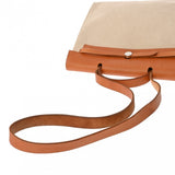 HERMES エルメス エールバッグ MM ナチュラル/エクリュ □C刻印(1999年頃) ユニセックス トワルアッシュ ヴァッシュハンター 2WAYバッグ Bランク 中古 銀蔵