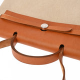 HERMES エルメス エールバッグ MM ナチュラル/エクリュ □C刻印(1999年頃) ユニセックス トワルアッシュ ヴァッシュハンター 2WAYバッグ Bランク 中古 銀蔵