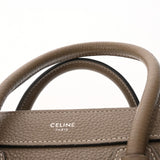 CELINE セリーヌ ラゲージ ナノ スリ 168243 レディース ドラムドカーフ ハンドバッグ Bランク 中古 銀蔵