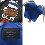 LOUIS VUITTON ルイヴィトン モノグラムエクリプス ダヌーブ PPM トランクプリント ブラック M45928 メンズ モノグラムエクリプスキャンバス ショルダーバッグ Aランク 中古 銀蔵