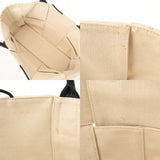 BOTTEGAVENETA ボッテガヴェネタ ザアルコ ミディアム アイボリー レディース キャンバス トートバッグ Bランク 中古 銀蔵