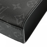 LOUIS VUITTON ルイヴィトン モノグラムエクリプス サックプラ クロス 黒/グレー M46098 メンズ モノグラムキャンバス ハンドバッグ Aランク 中古 銀蔵