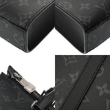 LOUIS VUITTON ルイヴィトン モノグラムエクリプス サックプラ クロス 黒/グレー M46098 メンズ モノグラムキャンバス ハンドバッグ Aランク 中古 銀蔵