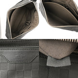 LOUIS VUITTON ルイヴィトン ダミエアンフィニ カリプソ GM オニキス N41204 メンズ ダミエアンフィニレザー ショルダーバッグ Bランク 中古 銀蔵