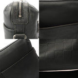 LOUIS VUITTON ルイヴィトン ダミエアンフィニ カリプソ GM オニキス N41204 メンズ ダミエアンフィニレザー ショルダーバッグ Bランク 中古 銀蔵