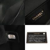 CHANEL シャネル チェーンショルダー 25 ブラック レディース レザー ショルダーバッグ ABランク 中古 銀蔵